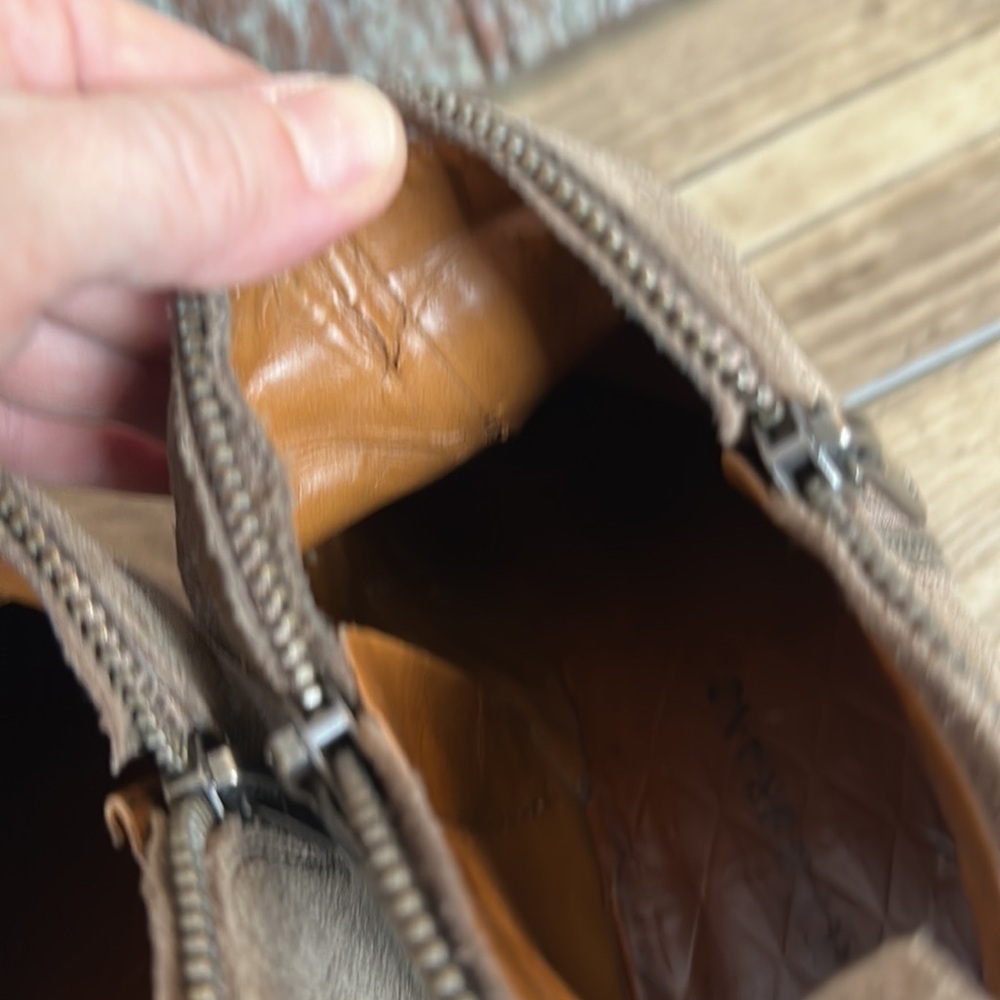 Lucky Brand Bartalino Suede Bootie Size 8.5 - Picture 7 of 10